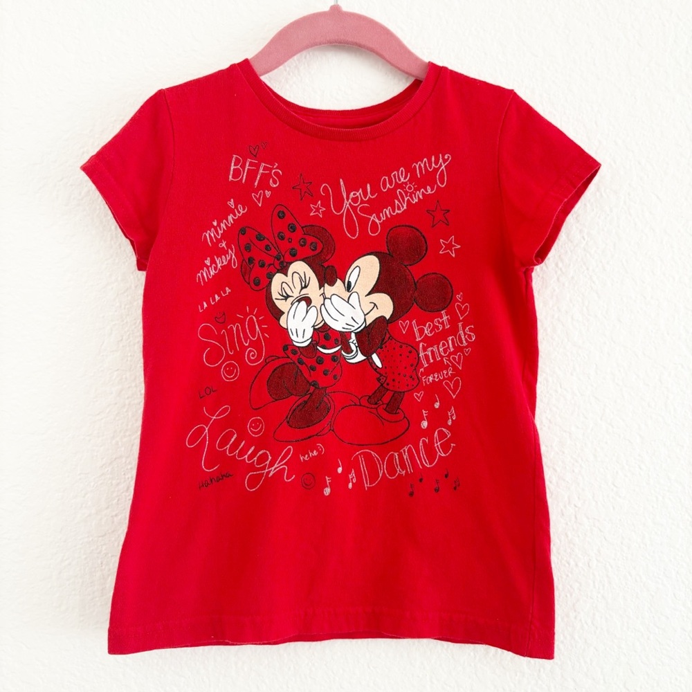 Disney BFFs Girls Minnie Mouse Tee Size 5/6